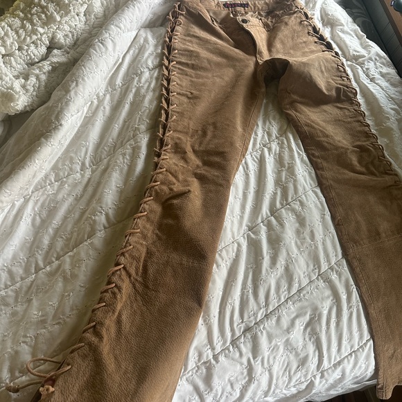 Suede y2k vintage mudd pants - Picture 4 of 6